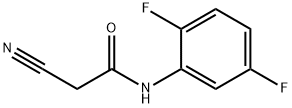 2-cyano-N-(2,5-difluorophenyl)acetamide Struktur