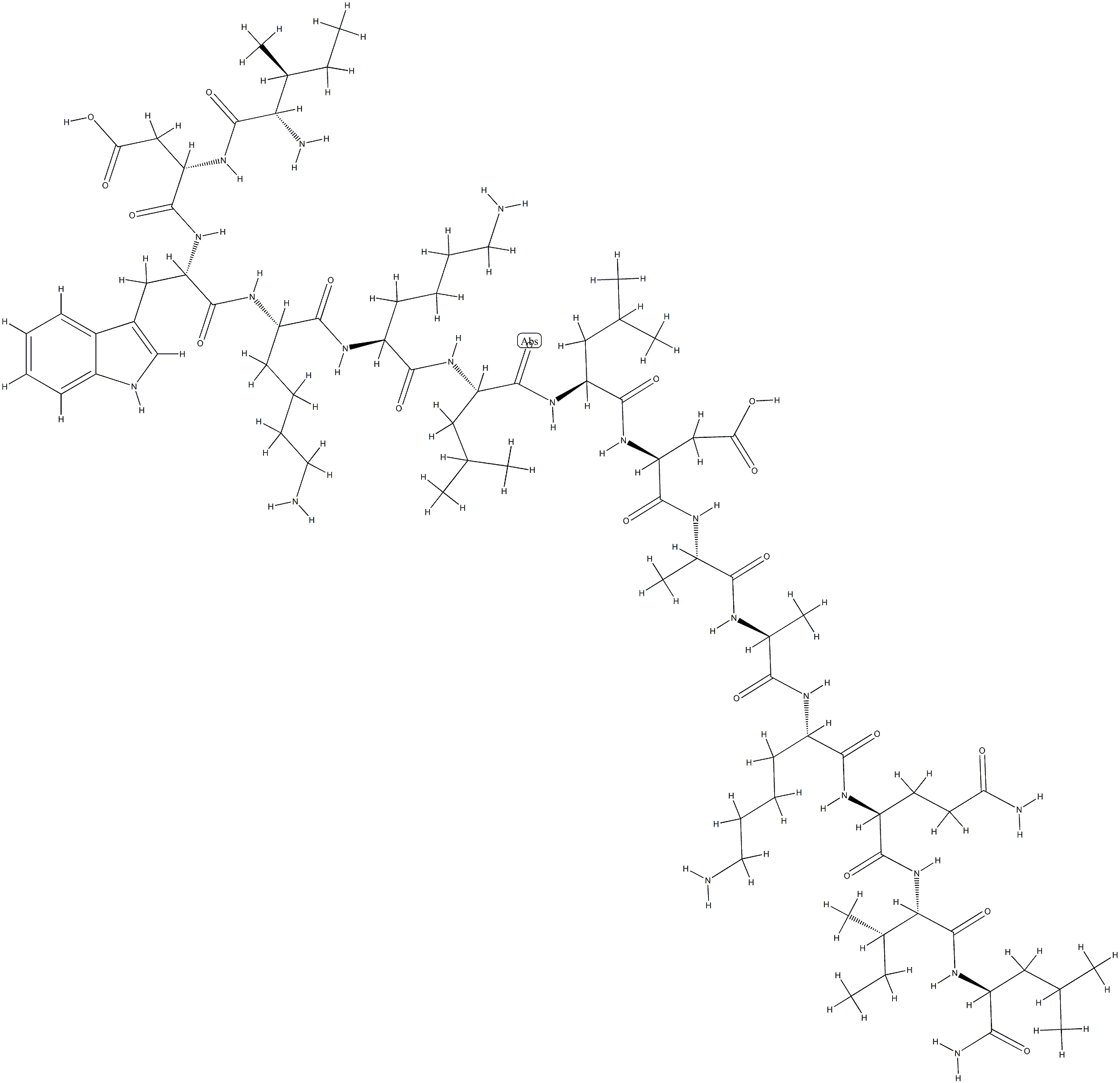 Polybia-MP1 trifluoroacetate salt Struktur