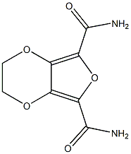 Furo[3,4]-p-dioxin-5,7-dicarboxamide,  2,3-dihydro-  (4CI) Struktur