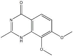 4(3)-Quinazolone,  7,8-dimethoxy-2-methyl-  (4CI) Struktur