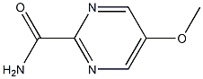 2-Pyrimidinecarboxamide,5-methoxy-(9CI) Struktur