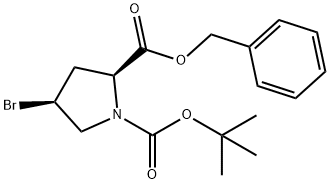 (2S, 4S)-1-N-Boc-4-bromo-proline benzyl ester