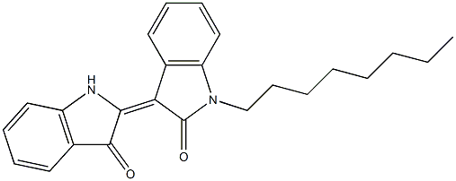 N(1')-octadecylindirubin Struktur