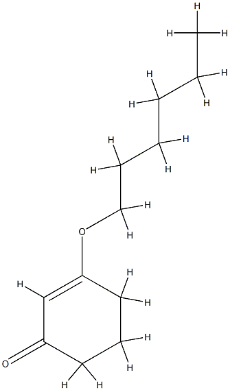 2-Cyclohexen-1-one,3-(hexyloxy)-(9CI) Struktur