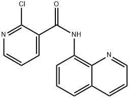 2-chloro-N-(quinolin-8-yl)pyridine-3-carboxamide Struktur