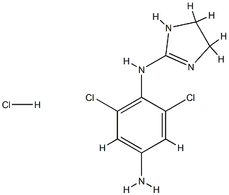 Apraclonidine hydrochloride Struktur