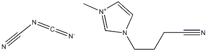 1-Methyl-3-(3-cyanopropyl)imidazolium  dicyanamide Struktur