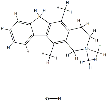 N,N-dimethyltetrahydroellipticine Struktur