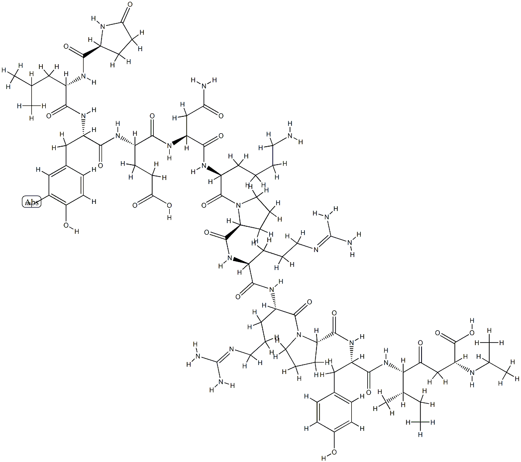 neurotensin, iodo-Tyr(3)- Struktur