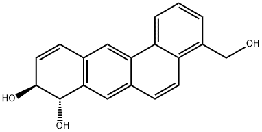 4-hydroxymethylbenz(a)anthracene-8,9-dihydrodiol Struktur