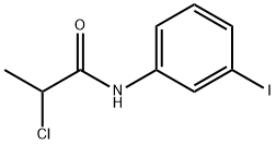 2-chloro-N-(3-iodophenyl)propanamide Struktur