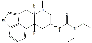 N-(6-Methylergolin-8β-yl)-N',N'-diethylurea Struktur