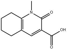 1-methyl-2-oxo-1,2,5,6,7,8-hexahydro-3-quinolinecarboxylic acid(SALTDATA: FREE) Struktur