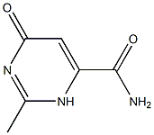 4-Pyrimidinecarboxamide,6-hydroxy-2-methyl-(7CI) Struktur