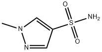 1H-Pyrazole-4-sulfonamide,1-methyl-(9CI) Struktur