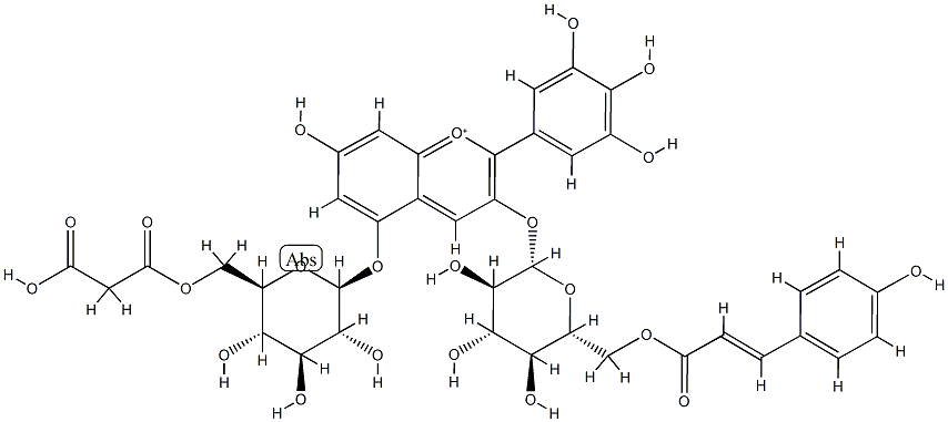 Protodelphin Struktur