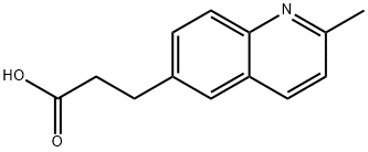 3-(2-Methyl-quinolin-6-yl)-propionic acid Struktur