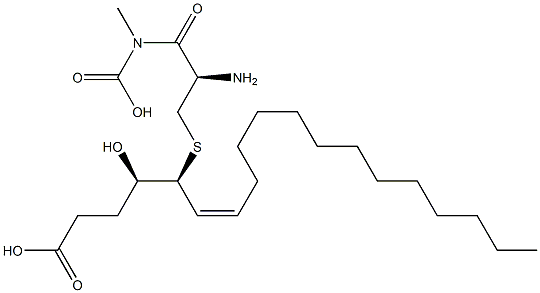 2-norleukotriene D1 Struktur