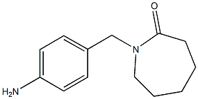 1-[(4-aminophenyl)methyl]azepan-2-one Struktur