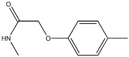 N-methyl-2-(4-methylphenoxy)acetamide Struktur