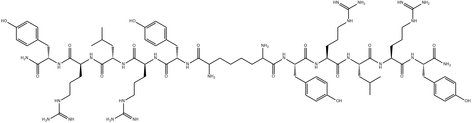 DL-2,7-Diaminosuberoyl-((Tyr32,Leu34)-Neuropeptide Y (32-36))2 Struktur