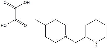 4-methyl-1-(piperidin-2-ylmethyl)piperidine Struktur