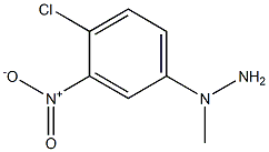 1-(4-chloro-3-nitrobenzyl)hydrazine Struktur