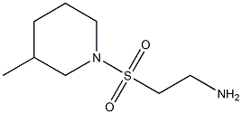 2-[(3-methylpiperidin-1-yl)sulfonyl]ethanamine Struktur