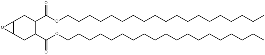 7-Oxabicyclo[4.1.0]heptane-3,4-dicarboxylic acid dinonadecyl ester Struktur