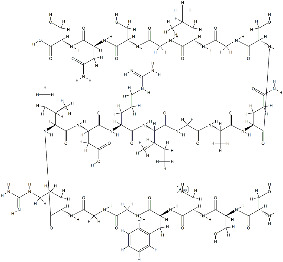 atriopeptin 21 Struktur