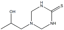 5-(2-hydroxypropyl)-1,3,5-triazinane-2-thione Struktur