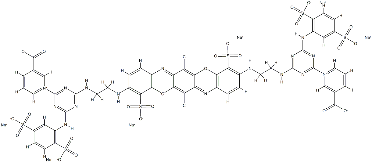 C.I. Reactive Blue 187 Struktur