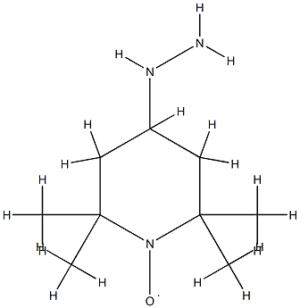 1-Oxyl-2,2,6,6-tetramethylpiperidino-4-hydrazine Struktur