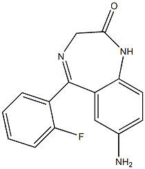 7-aminodesmethylflunitrazepam Struktur