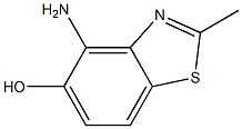 5-Benzothiazolol,4-amino-2-methyl-(7CI) Struktur