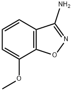 1,2-Benzisoxazol-3-amine,7-methoxy-(9CI) Struktur