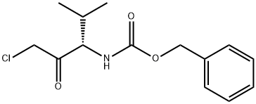 Z-L-Val-chloromethylketone Struktur