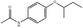 N-[4-(sec-butoxy)phenyl]acetamide Struktur