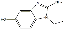 5-Benzimidazolol,2-amino-1-ethyl-(7CI) Struktur