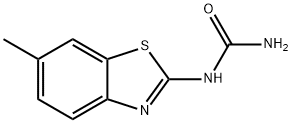 Urea, (6-methyl-2-benzothiazolyl)- (6CI,7CI,9CI) Struktur