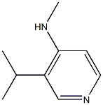 Pyridine, 3-isopropyl-4-(methylamino)- (6CI,7CI) Struktur