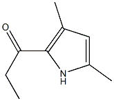 1-Propanone,1-(3,5-dimethylpyrrol-2-yl)-(7CI) Struktur