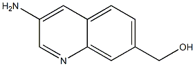 7-Quinolinemethanol,3-amino-(9CI) Struktur