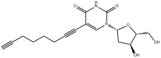 5-Octa-1,7-diynyl-2'-deoxyuridine Struktur