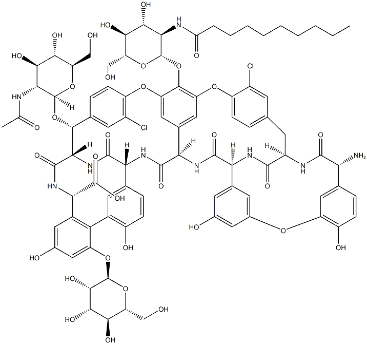 Teicoplanin A2-3 Struktur