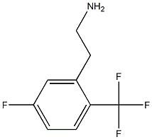 2-(5-fluoro-2-(trifluoromethyl)phenyl)ethanamine Struktur