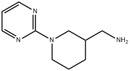 1-(1-pyrimidin-2-ylpiperidin-3-yl)methanamine(SALTDATA: 0.52H2SO4 0.58H2O) Struktur