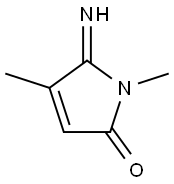 2H-Pyrrol-2-one,1,5-dihydro-5-imino-1,4-dimethyl-(9CI) Struktur