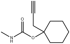 Carbamic acid, methyl-, 1-(2-propynyl)cyclohexyl ester (6CI,7CI) Struktur