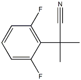 2-(2,6-difluorophenyl)-2-methylpropanenitrile Struktur